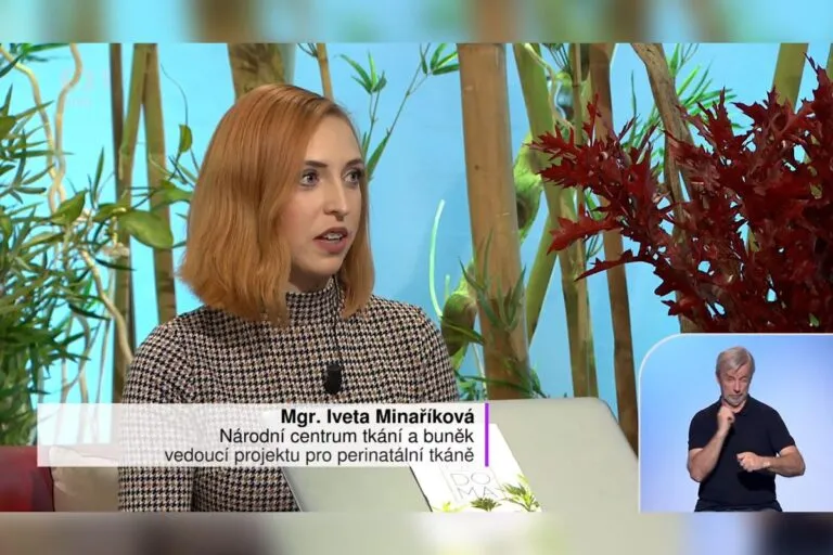 O placente a jejom využití po pôrode diskutovala v relácii Sama doma Iveta Minaříková